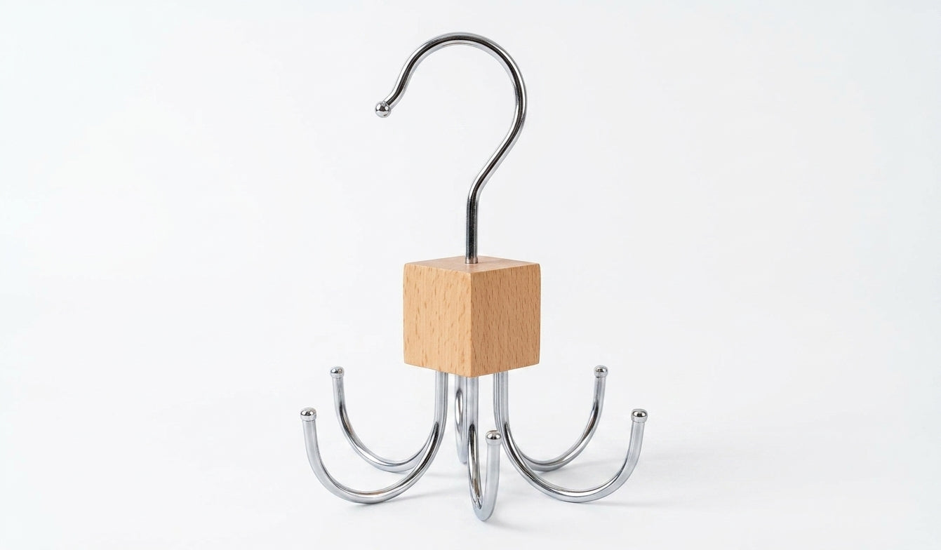 360° Rotating Closet Hook Organizer