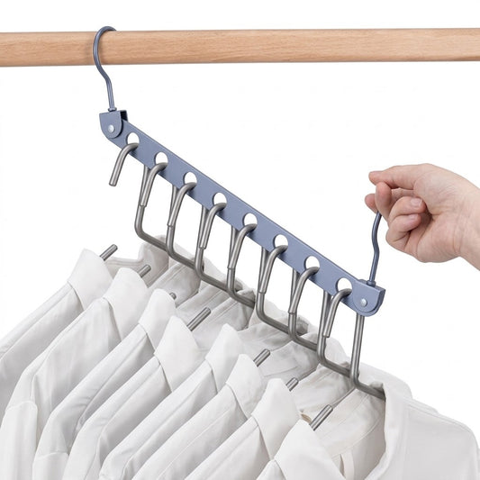 Aluminum Alloy Folding Space-Saving Hanger
